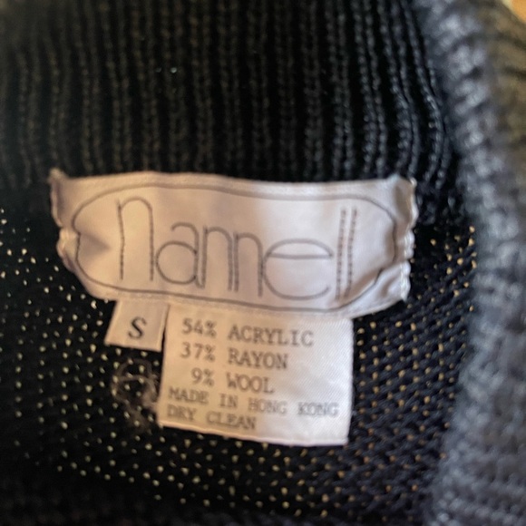 Nannell Vintage Sweater gorgeous gold and black sequins - Picture 6 of 12